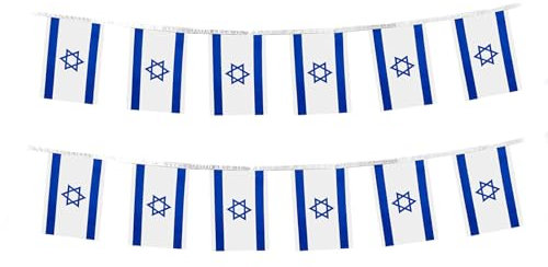 Bandiera israeliana, piccola, piccola, decorazione per sfilate, feste, aule, giardini e festival (Israele)