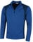Calvin Klein Mens Micro Grid Half Zip Mid Layer - Ocean Blue/Navy - M