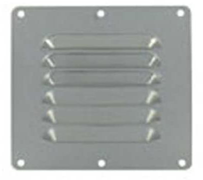 INOX Lüftungsgitter 127 x 115 mm