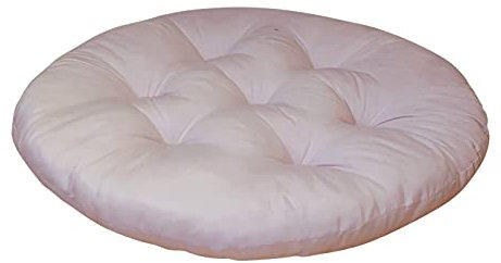 Dkings Stuhlkissen 35x35 cm Baumwolle Sitzkissen für Indoor und Outdoor Dicke Polsterung Bodenkissen (Rosa)