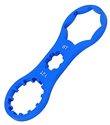 IKAAR Tretlager Werkzeug Fahrrad Tretlager Entferner Schlüssel 8T 12T Fahrrad Reparatur Kurbelarm Werkzeug für SUNTOUR (XCR/XCT/XCM) und RST Forks