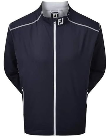 Footjoy Full Zip Veste Coupe-Vent Golf, Bleu Marine, S Homme