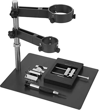 Air Gun Clamp ,Repair Platform F204 Adjustable Height Hot Air Gun Stand BGA Special Fixture for Desktop Hand Held Heat Gun