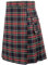 QingHUImao Schottischer Kilt, klassischer Rock Kleid Highland Herrenkostüm Schotte traditioneller Karierter Kilt für Herren Irish Tartan Combat Punk Goth Highland Kleidung Plaid Faltenrock (rot, XXL)