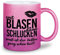 glitzertassen.de® | Erst blasen dann schlucken | Tasse mit Glitzer | Geschenkidee | Roséviolett