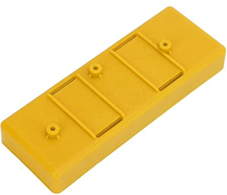 RC Plastic Battery Tray Case,RC Plastic Battery Box Professional RC Battery Box Bracket Compatible for SCX10 D90 90046 Universal RC Vehicles(Yellow)