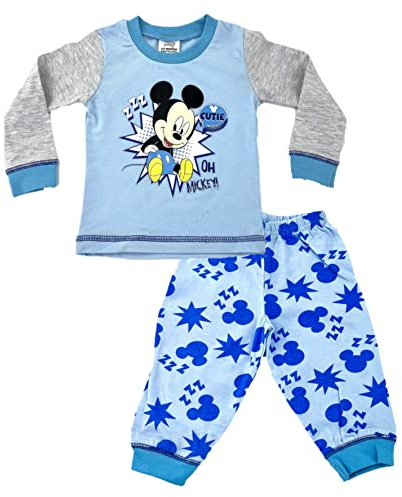 Disney Conjunto de pijama de 2 piezas para bebé de Donald Duck Oh Boy!, Bonito, 9-12 meses