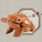 Pilipane Holzfrosch-Percussion-Instrument, Traditionelles Kunsthandwerk, Glücksfrosch, Krächzendes Musikinstrument, Heimbüro, Dekoration, Entzückendes Geschenk (10.6CM), Frosch aus Holz
