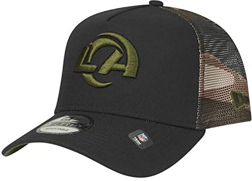 New Era Snapback Trucker Cap - Los Angeles Rams Wood camo