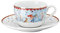 Hutschenreuther 02476-727412-14765 Sammelkollektion 22 Weihnachtsabend Porzellan Cappuccinotasse, 2-tlg