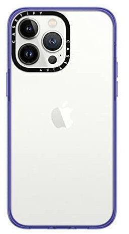 CASETiFY Essential iPhone 14 Pro Max Case [2X Military Grade Drop Tested / 4ft Drop Protection] - Clear Purple