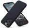 OitiYaa Silicone Case Compatible with iPhone 14 Pro Case 6.1 Inch, Soft Ultra Slim Protective Shockproof Liquid Silicone Phone Case with Anti-Scratch Microfiber Lining,Black