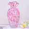 Magicpro Vase en verre rose 22,1 cm