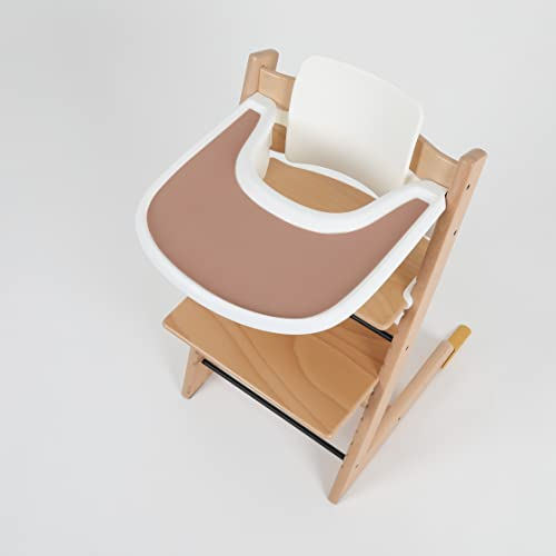 Gembebe Silicone Tray placemat Compatible with Stokke Tripp Trapp High Chair Tray (Sandy Pink)