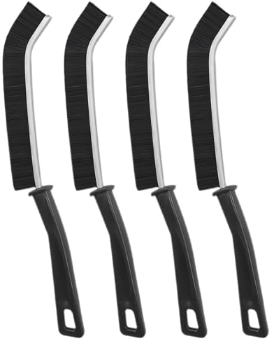 DDKY Cepillo Limpieza hogar,Limpieza hogar,Cepillo de Limpieza de Grietas de cerdas duras,cepillos Limpieza hogar,4 Piezas, cómodas de sostener, fáciles de Limpiar, para baños y cocinas