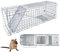 HSHa Rattenfalle und Marderfalle Live-Catch Nagetier Falle Tierfalle Lebendfalle Lebendfalle Ratte 62cm x 19cm x 22cm