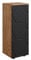 Vicco Midischrank Irma, Goldkraft Eiche/Anthrazit, 30 x 81 cm mit 1 Schublade, 2 Fächer, Badezimmer
