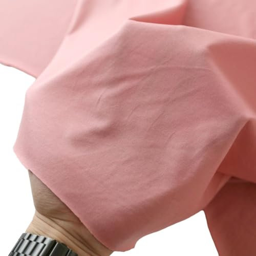 TOLKO 50cm Baumwoll-Jersey Stoff für Shirt, Kleid, Rock | Weich, Blickdicht, Knitterarm, Elastisch | 160cm Breit Baumwollstoff Meterware Zum Nähen