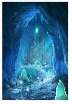 KJUFE Poster Subnautica Below Zero, Leinwandposter, Wandkunst, Dekordruck, Gemälde für Wohnzimmer, Schlafzimmer, Dekoration, 20 x 30 cm