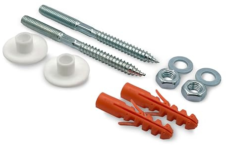 CranPlas Basin Wall Fixing Kit | Connects Basin to Wall Stud or Block | Easy Install for DIY & Pro Plumbers | Universal Outlet for UK Fittings | Push-Fit or Solvent Weld Pipes | Leak & Heat Tested