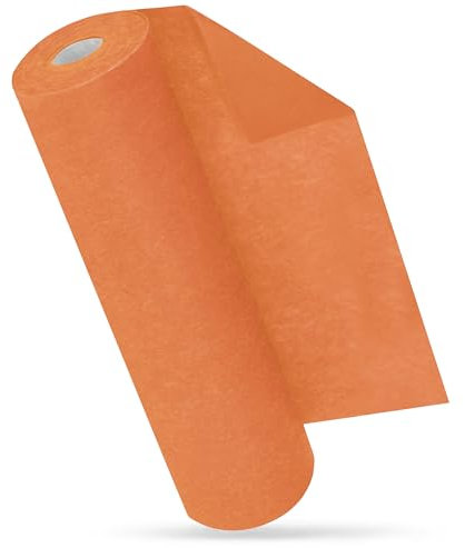 MODERNO Vlies Tischläufer Terrakotta, Tischband Terracotta, Tischläufer Modern, Tischläufer Outdoor, Tischdeko, Partydeko für Geburtstag, Hochzeit, Festliche Dekoration, 30 cm x 25 m