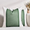 Streifen Kissenbezüge Grün Patchwork Kissenhülle 40x40 Baumwolle Leinen Sofakissen Dekorative Kissenbezug Zierkissenbezüge Kissen für Sofa Sessel Zuhause Schlafzimmer