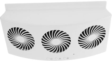 EXAOMBLE Ventilateur Solaire De Fenêtre Pour Voiture Extracteur Air Pour Circulation Air Chaleur Refroidisseur Auto Silencieux Fonctionnement Sans Piles Usb