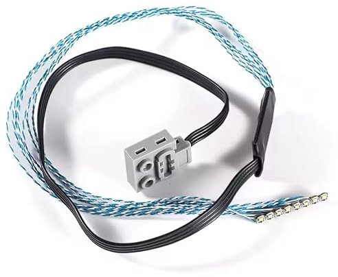 Panlouting Câble d'éclairage LED avec 8 Perles LED compatible avec Lego Power Functions et autres Blocs de Construction MOC