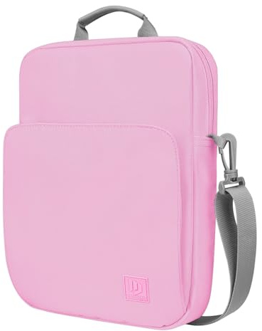 Dadanism 9-11 Pollici Tablet Custodia Borsa con Tracolla, Fiore Rosa | Per iPad (A16) 11, iPad Air 11 M4/M3, iPad Pro 11 M5/M4, iPad 10a Gen 10,9, iPad 10,2, Galaxy Tab A11+ 11, Tab M11 11