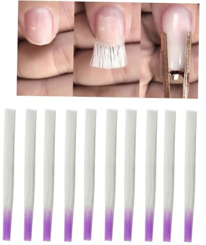 Fiberglasnagel Verlängerung 100 Stück 5,5cm Weiß für Maniküre