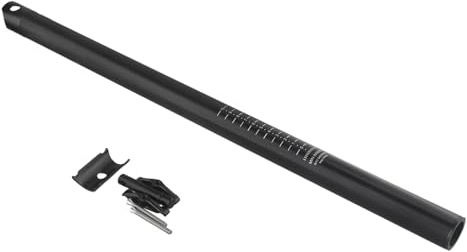 CashMuch 600 mm lange Aluminium-Sattelstütze für Brompton, zusammenklappbar, für Fahrrad, 33, 9 mm Durchmesser