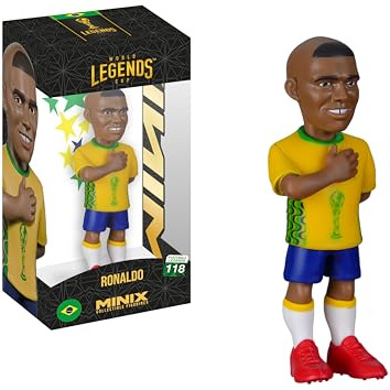 MINIX - Football Legends - World Cup of Legends #118 - Brazil - Ronaldo - Collectible Figure 12 cm