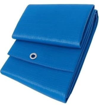 Toldo Reforzado Impermeable, Lona Multiusos con Ojales, 90 Gramos, Multicolor (Azul, 3X4)