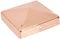 Alberts 217297 Copripalo per pali in legno, forma piatta, rame, 90 x 90 mm