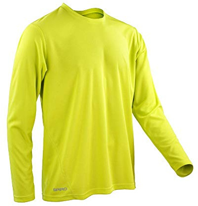 Spiro Herren Quick Dry Performance Langarm T-Shirt