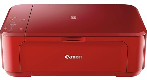 Canon PIXMA MG3620 Wireless All-In-One Color Inkjet Printer with Mobile and Tablet Printing, Red, 17.7 (W) X 12.0 (D) X 6.0 (H)