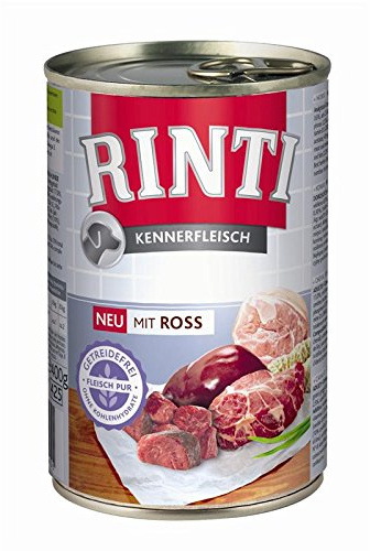 Rinti Kennerfleisch mit Ross 400 g - Sie erhalten 24 Packung/en; Packungsinhalt 0,4 Kg