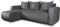 Ecksofa Rino mit Schlaffunktion und Bettkasten - L-Form Couch, Polsterecke, Couchgarnitur, Eckcouch, Ecke, Sofa, Sofagarnitur - Ottomane Universal (Enjoy 24 + Cayenne 1118)