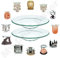 Mydealsaver Set of 2 Oil Burner Replacement Glass Dish for Electric Wax Melt Warmer, Fragrance Lamp, Tart Warmer, Aromatherapy