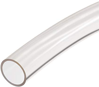 sourcing map PVC Clear Vinyl Tubing, 19mm(3/4) x 24mm Plastic Tube Flexible Water Pipe 3.3ft