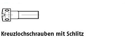 Lot de 100 vis Phillips DIN 404 1.4305 M 3 x 8 inox A 1 PU = S