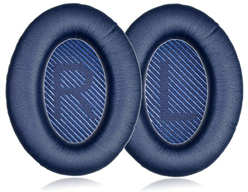JHZZWJ Ersatz Ohrpolster für Durchmesser Bose QuietComfort 35 QC35 Quiet Comfort 35 ii QC35 ii Ohrpolster aus Kunst Leder