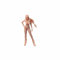 ZEDACAKAI Maquette miniature de 1/43 de la figurine sexy de la luge pour garage, doit être colorée par vous-même #1