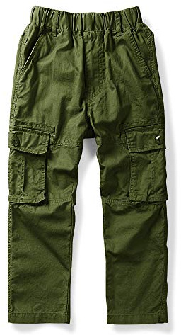Pantaloni cargo da ragazzo, con elastico in vita con tasche multiple