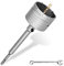 Bohrkrone 68mm SDS Plus set,M22 Gewinde SDS plus Adapter 220mm und Zentrierbohrer 8x110mm,Wandlochsägebohrer für Mauerwerk Natursteine Sandsteine Kunststeine Beton Marmor(68mm)