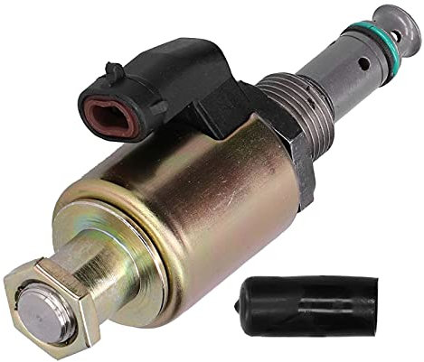 TenNuoDa DC24V/12V Steel Oil Pump Solenoid Valve, Rotary Solenoid Valve, Hydraulic Fuel Injection Pump Solenoid Valve, Excavator Accessories, Easy to Replace