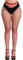 CozyWow Medias de malla para mujer, elásticas, huecas, cintura alta, mallas de malla de pesca atractivas, liguero, muslo, medias altas para mujeres, Red Midhole, Talla única
