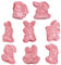 Stempel-Ausstecher - -Keksstempel in Lebensmittelqualität,8-teiliges Antihaft-Backzubehör für Weihnachten, Ostern, Par, Kaninchen-Keksform-Set, Kaninchen-Cartoon-Keks-Stempel Weiting