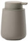 Zone Denmark Nova One Seifenspender fürs Badezimmer, Spender aus Keramik für Handseife/Flüssigseife, Durchm. 8 cm, Höhe 11,5 cm, Fassungsvermögen 250 ml, Taupe