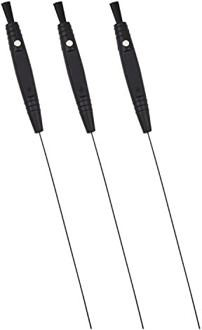 MFUOE Multifunctional Hearing Aid Cleaning Kits Hearing Aid Long Stick Brush Cleaning Tool Hearing AIDS Cleaning Aids Auxiliary Brushes Accessories Headphones Vent Cleaner (3)